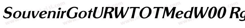 SouvenirGotURWTOTMedW00 Rg Regular字体转换